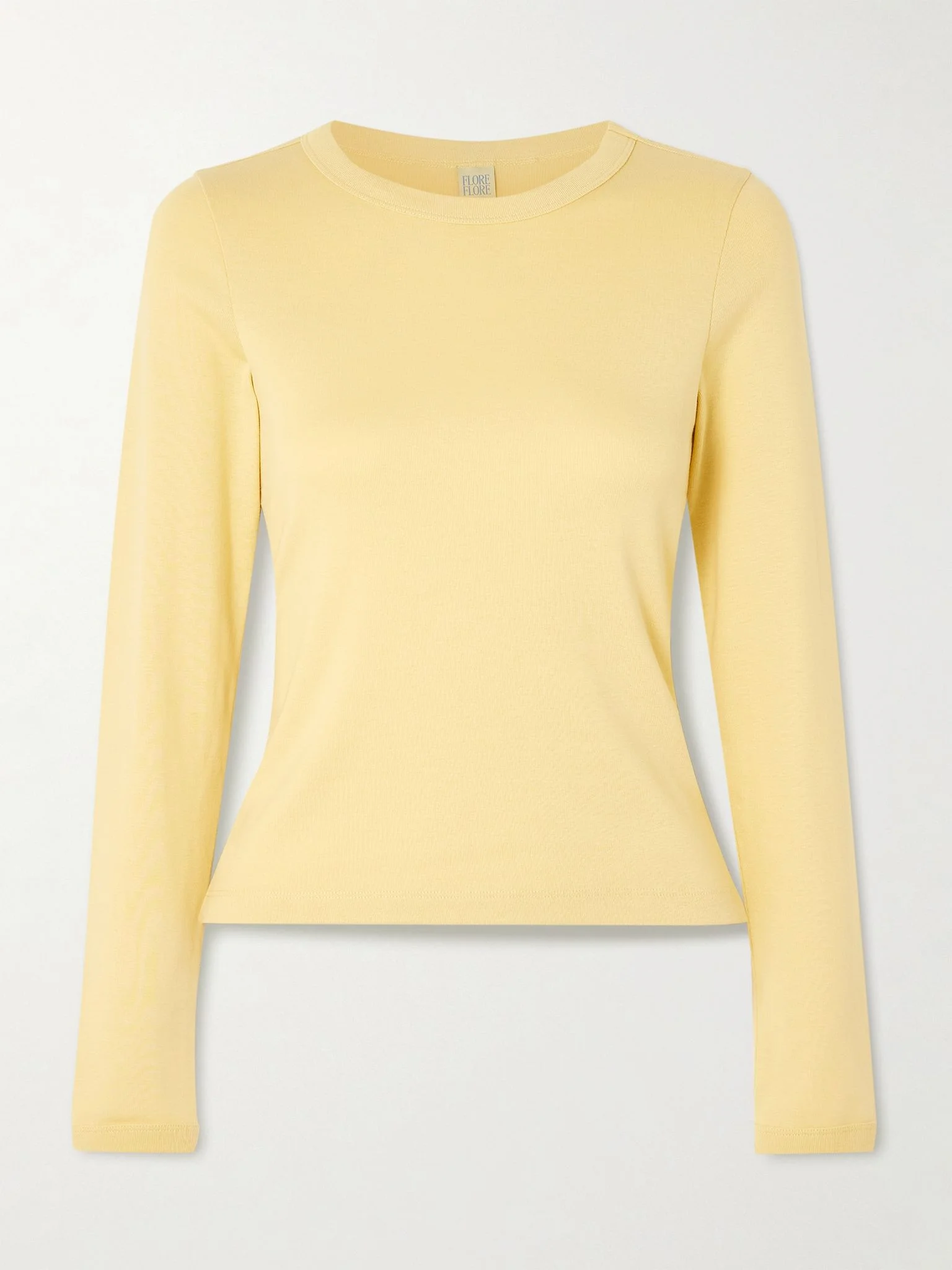 Max organic cotton-jersey T-shirt Yellow - 1