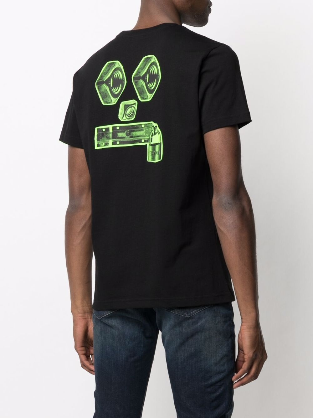 equation-print green-label T-shirt - 4