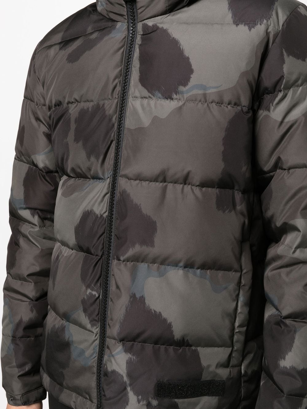 camouflage-print padded jacket - 5