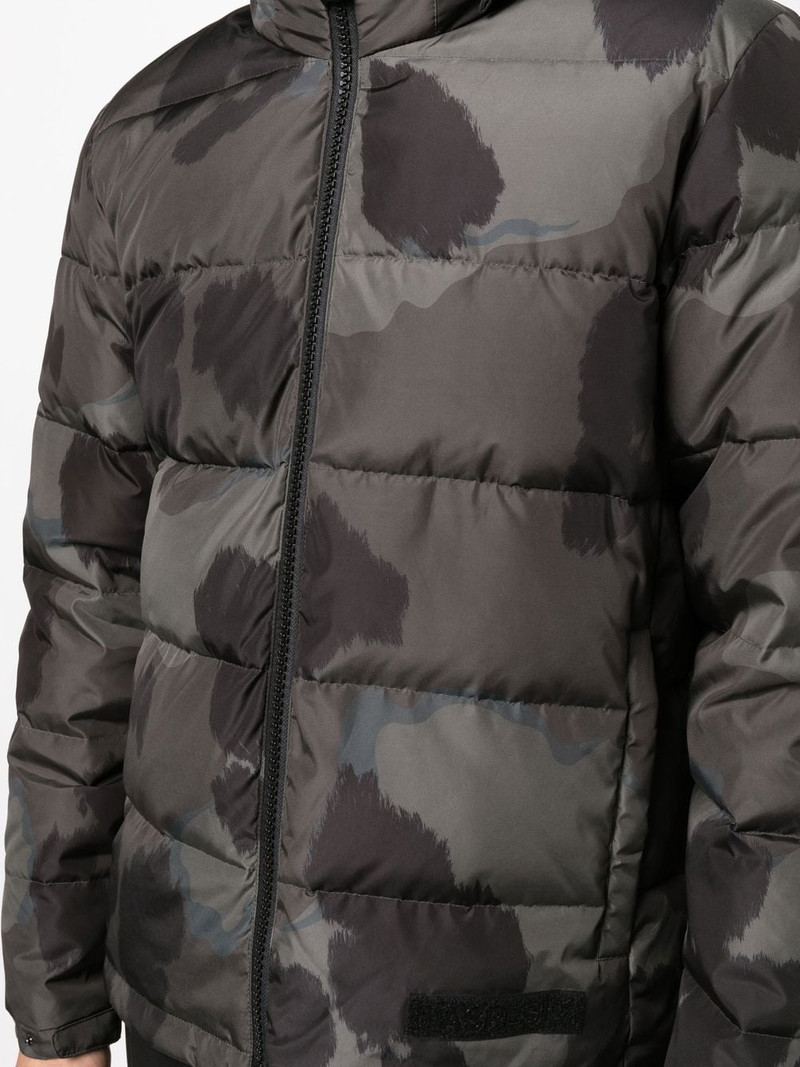 camouflage 인쇄 패딩 재킷 5
