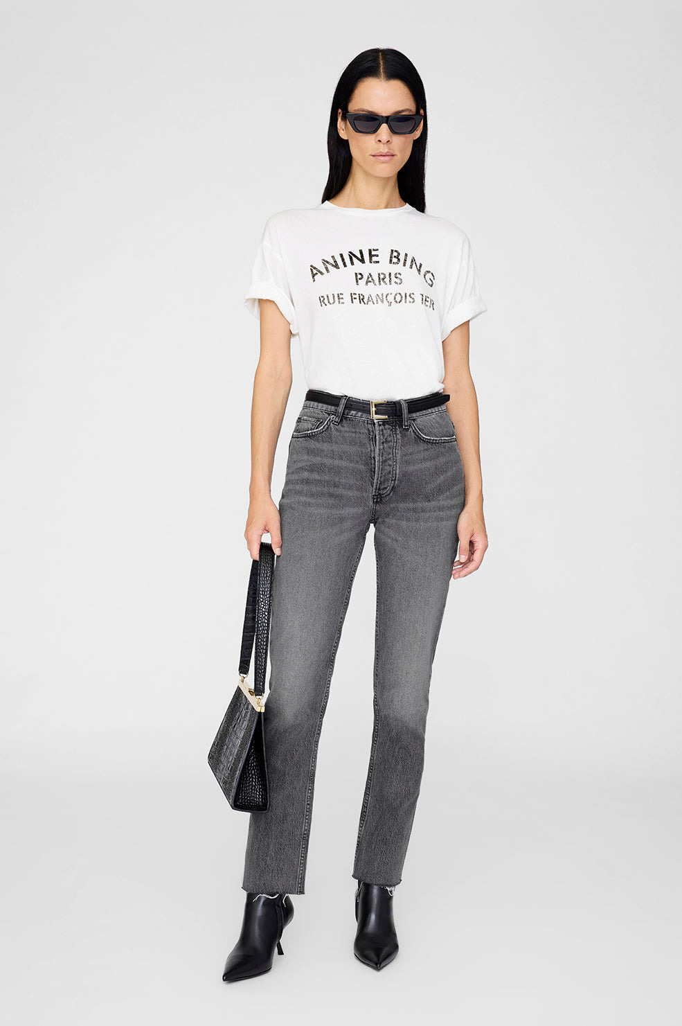 Cohen Tee Paris Stencil - Ivory - 2