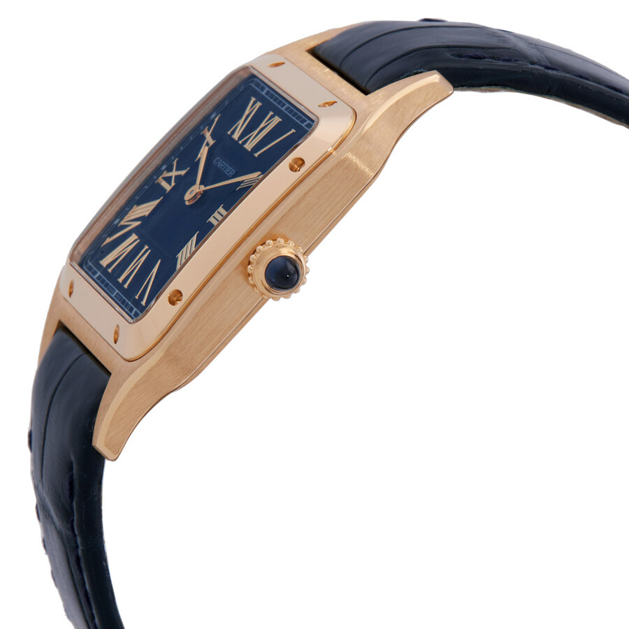 Cartier Santos-Dumont Large Model Quartz Blue Dial Watch WGSA0077 - 2