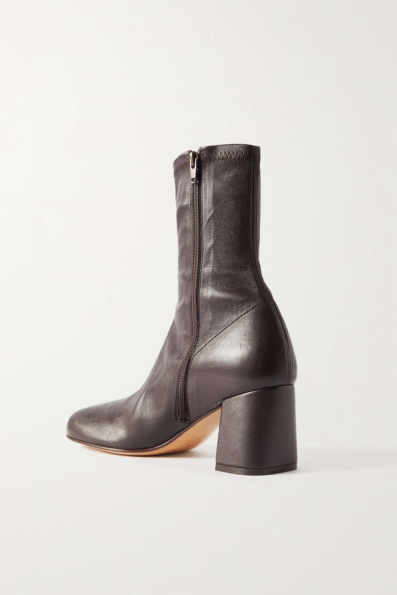 Stretch-leather ankle boots - 3