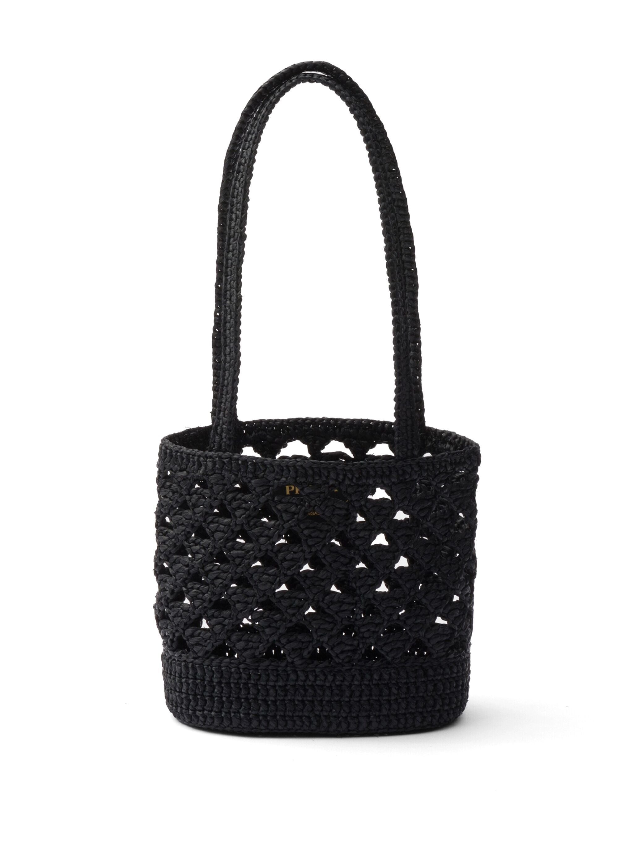 Logo-embroidered Crochet Shoulder Bag - 4