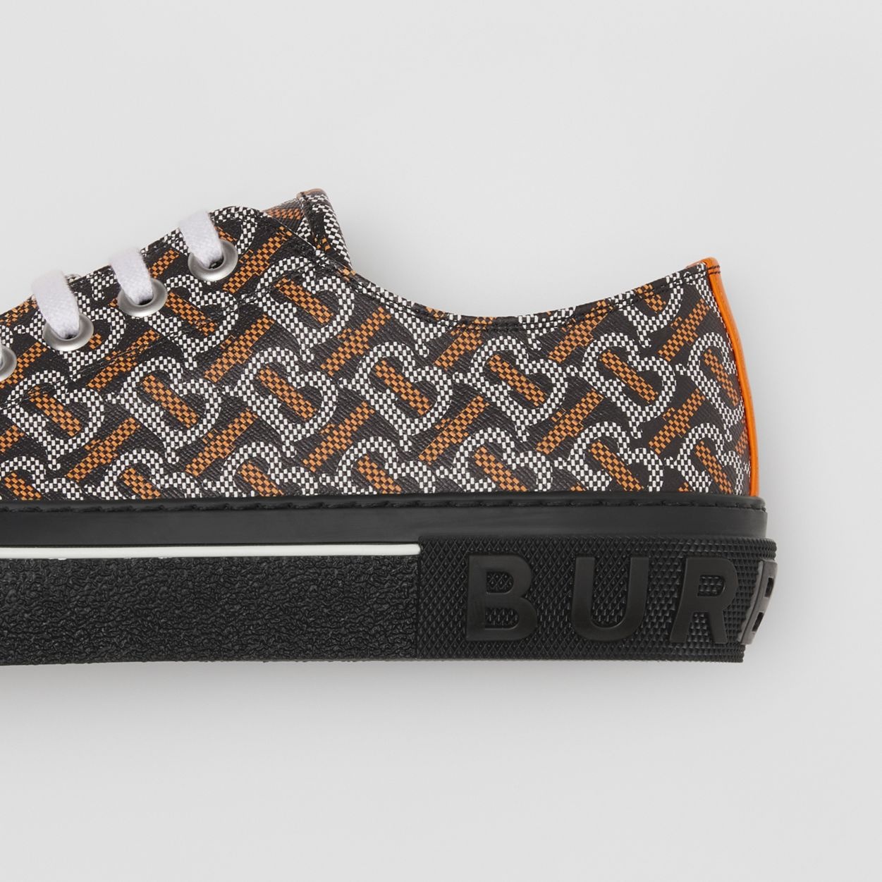 Monogram Print Cotton Blend Sneakers - 2