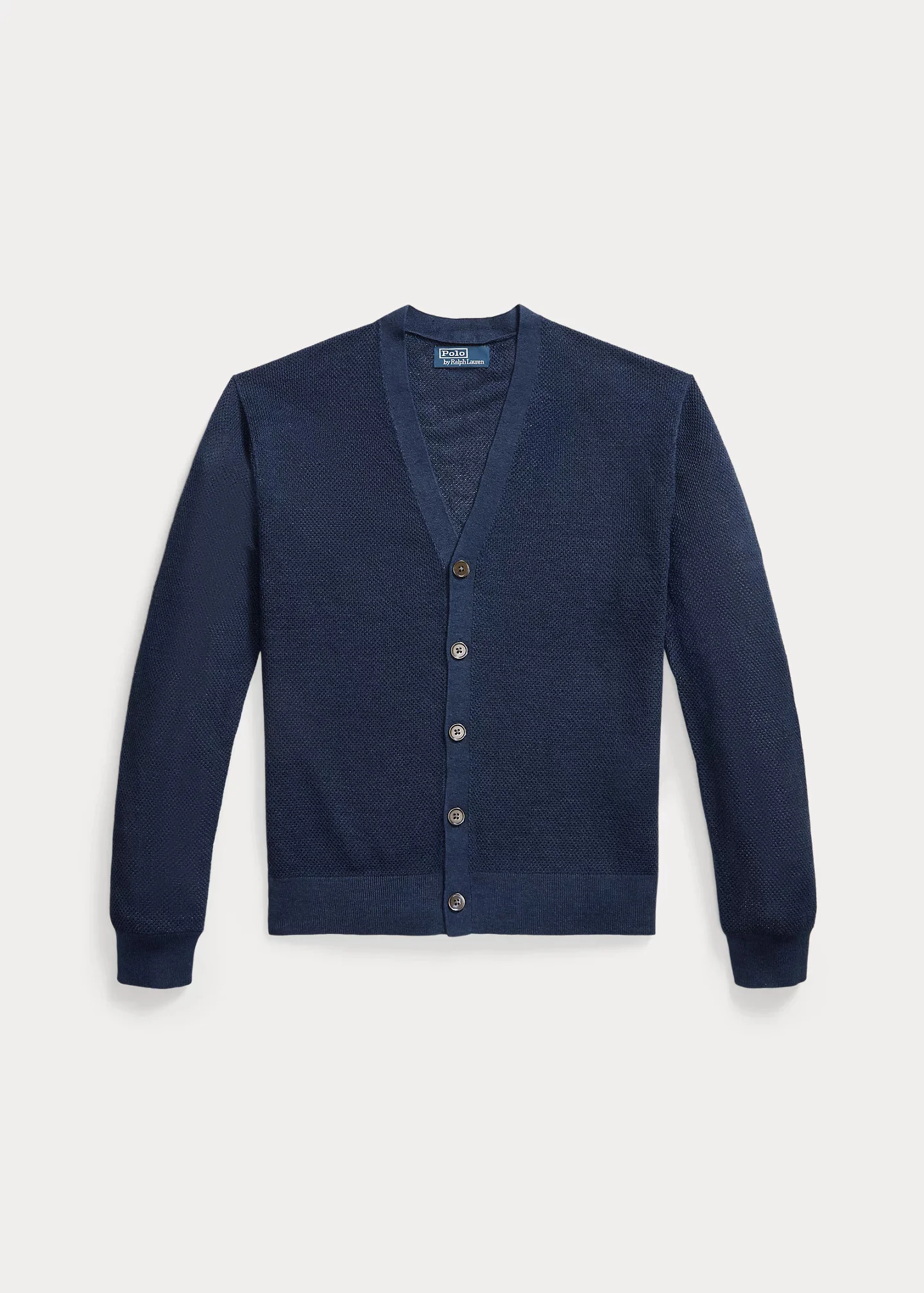 Relaxed Fit Linen Cardigan - 1