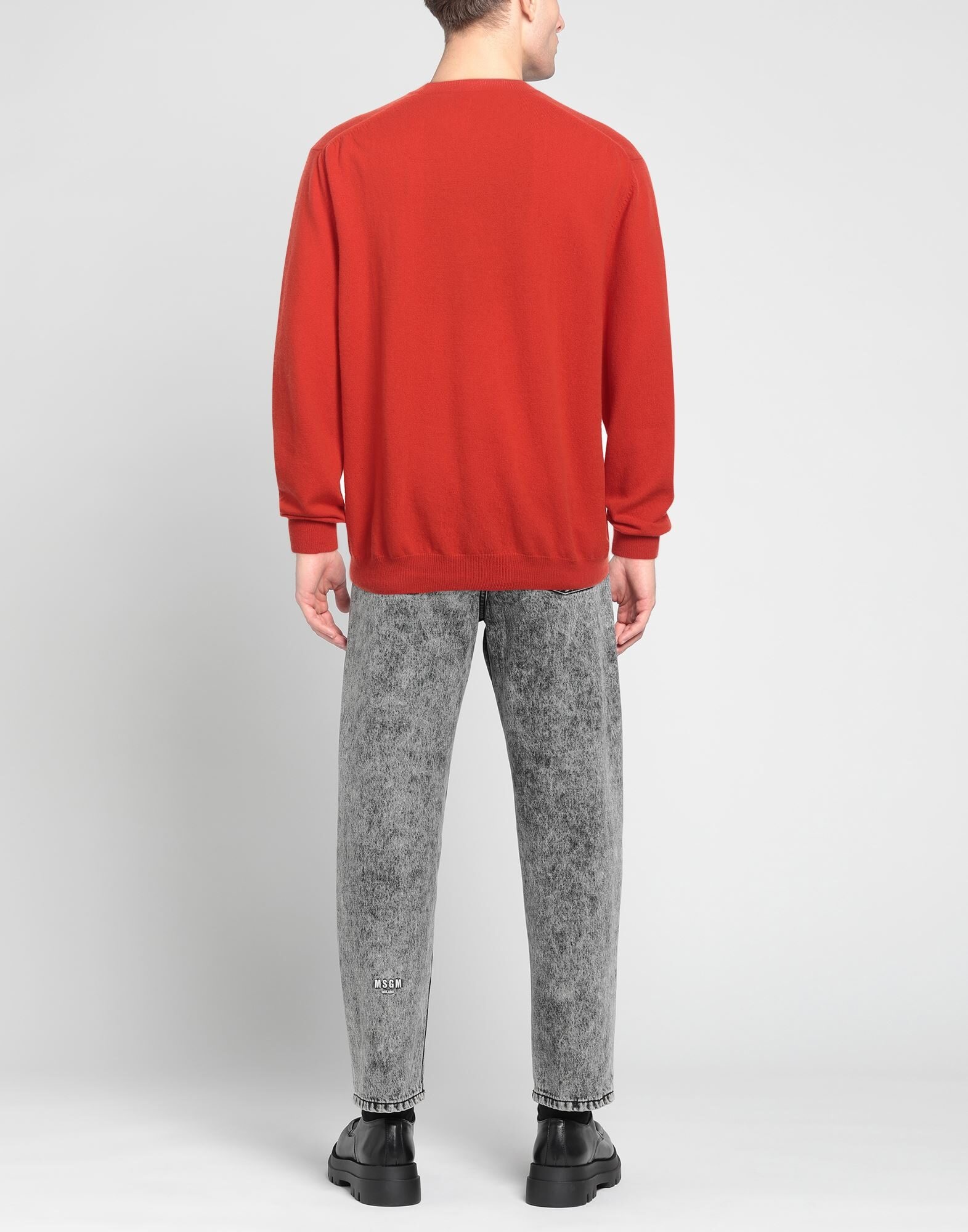 Orange Men's Sweater - 3