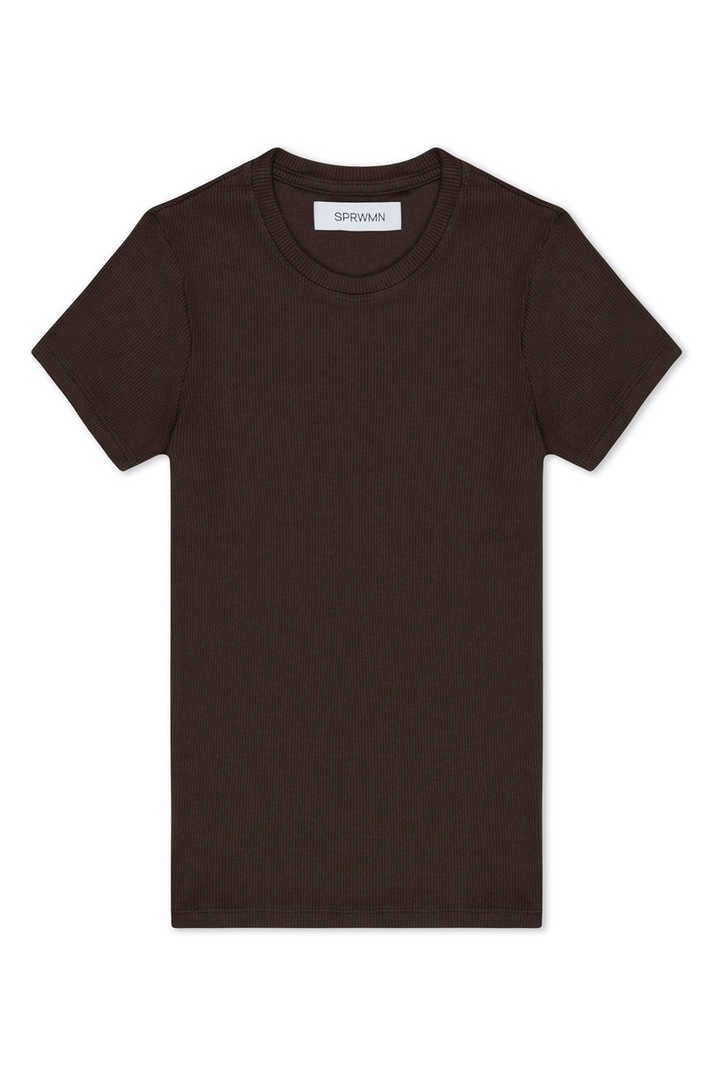 SPRWMN AMERICANO RIB BABY TEE outlook