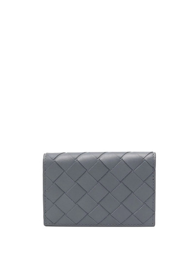 Bottega Veneta Intrecciato folding cardholder outlook