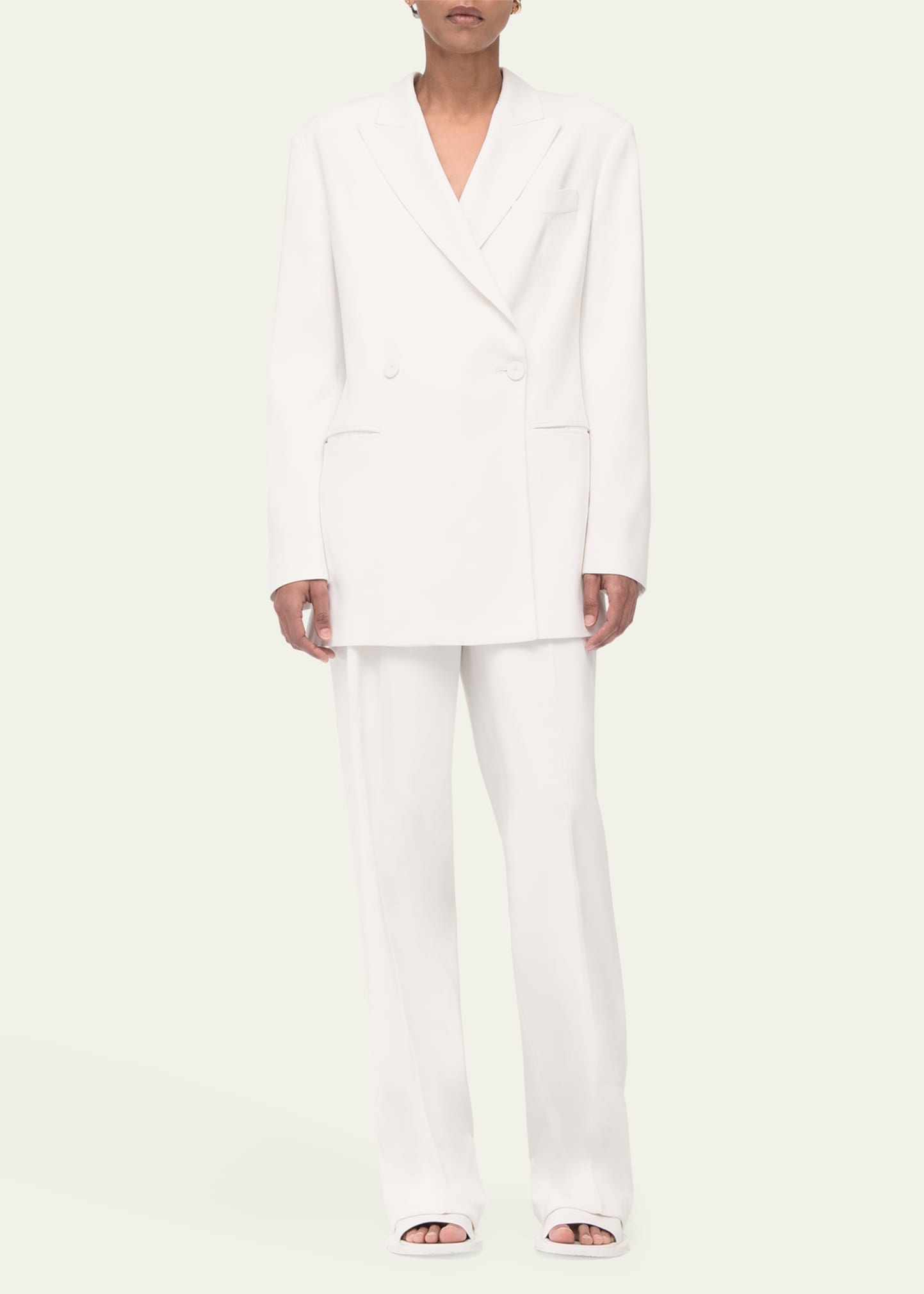 Fluid Double-Breasted Jacket - 2