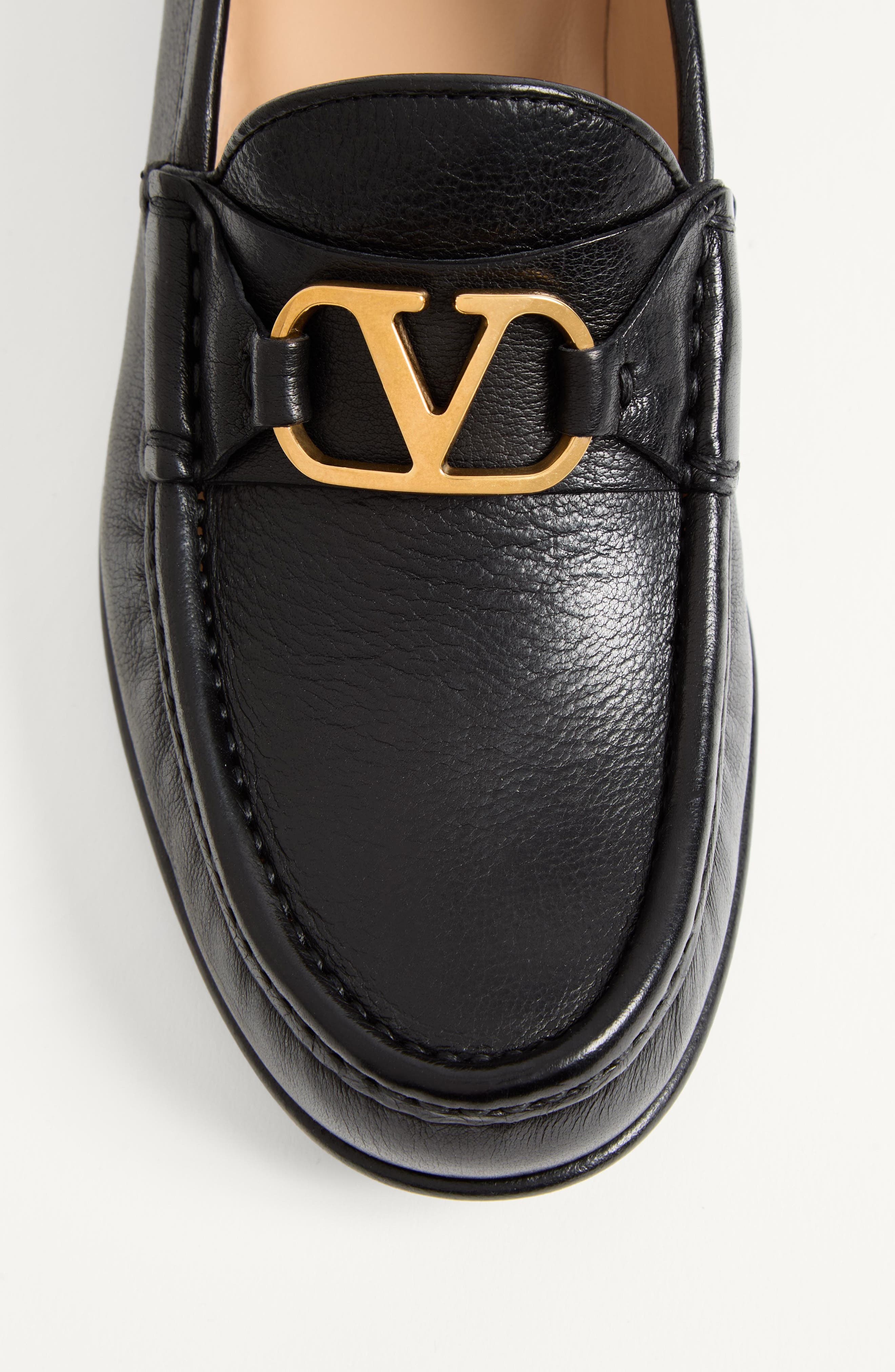 Valentino Garavani VLOGO Signature Loafer in 0No Nero at Nordstrom - 6