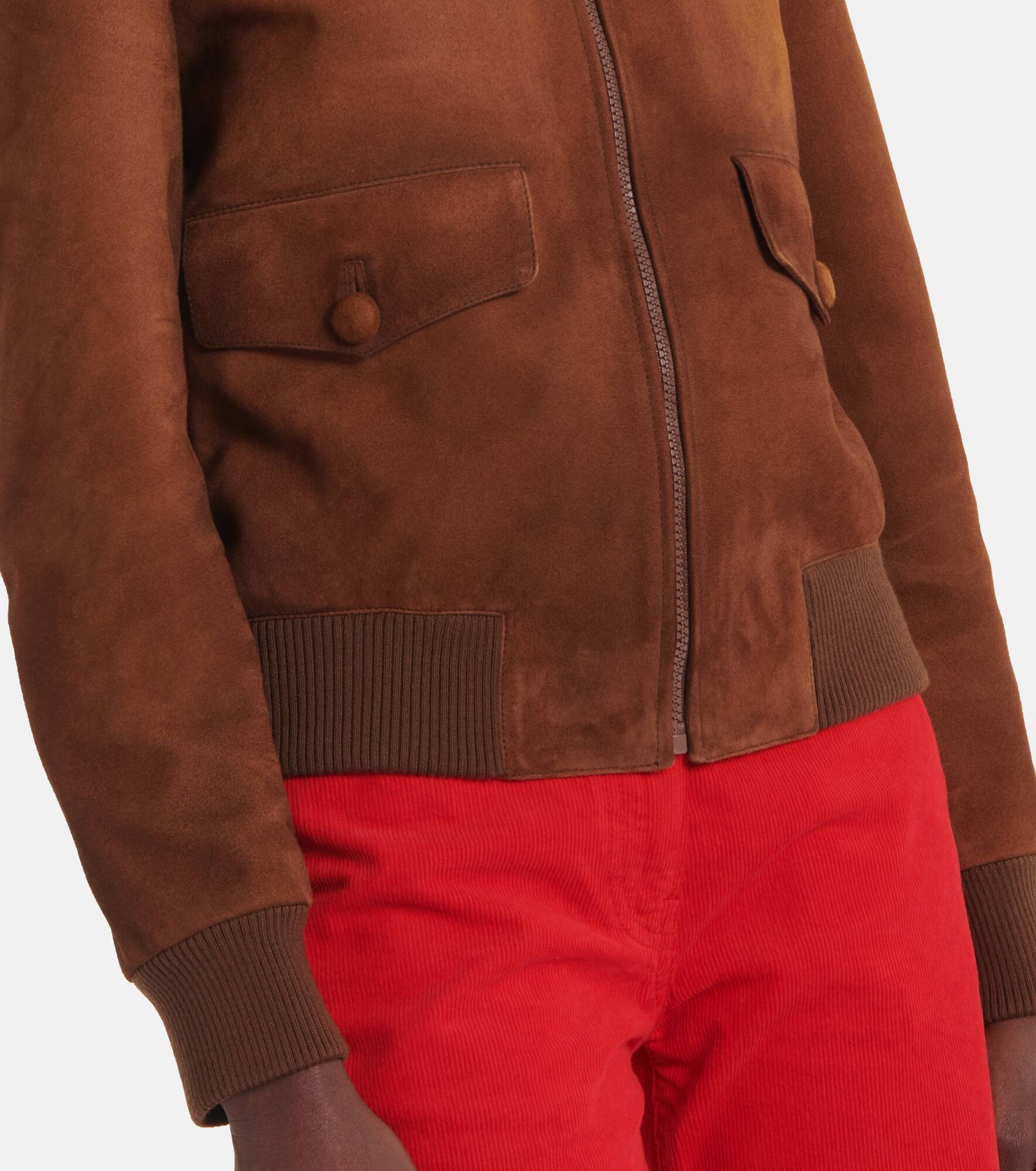 Suede blouson - 5