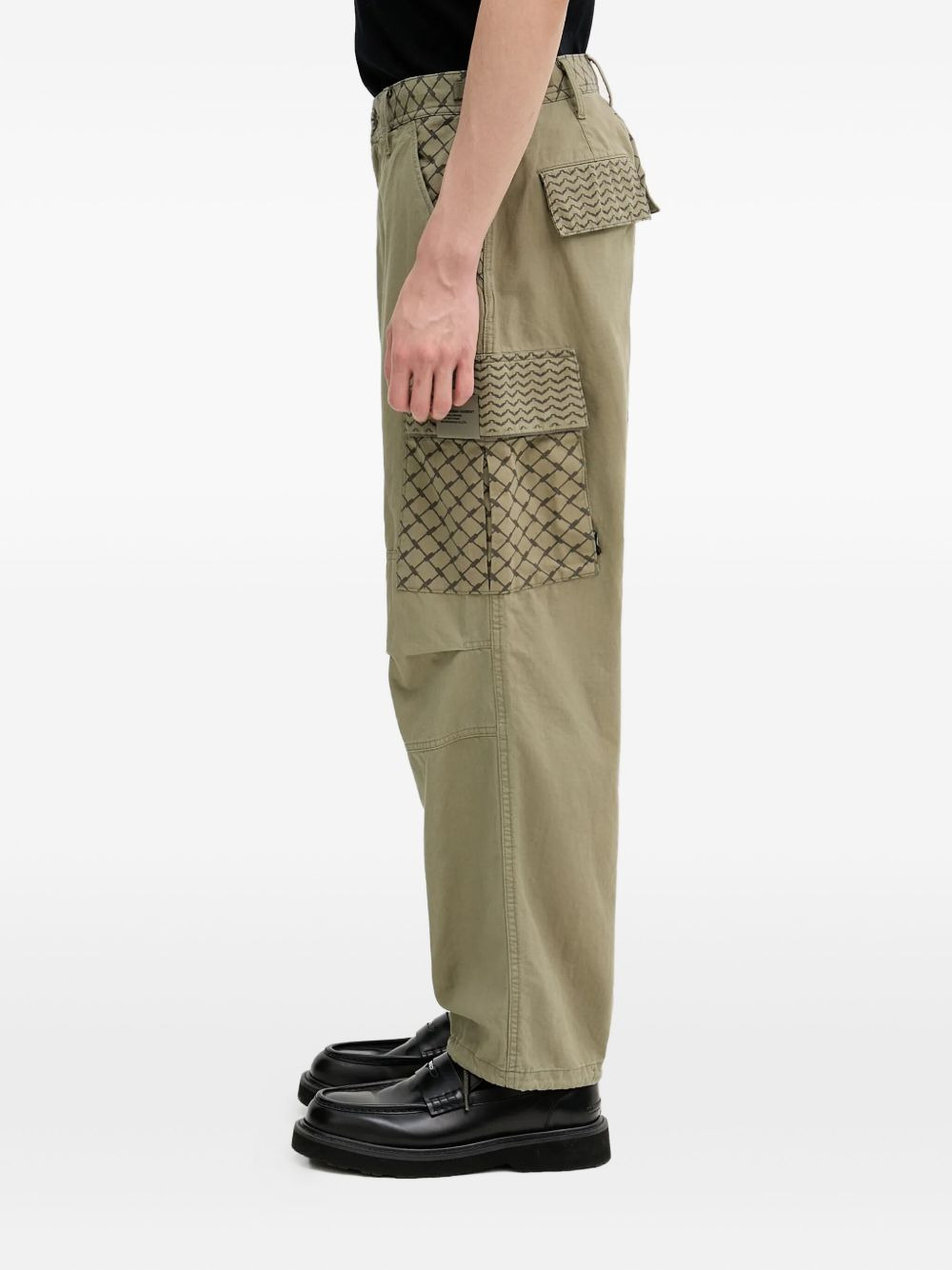 patterned cargo pants - 2