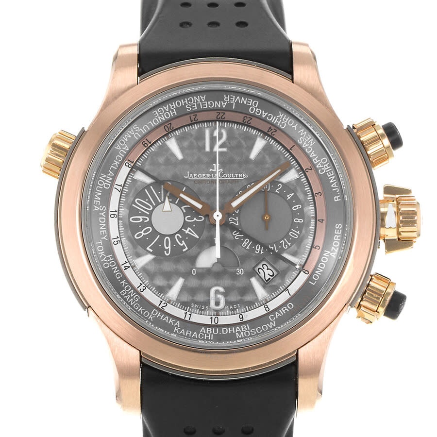 Pre-owned Jaeger-LeCoultre Master Compressor Chronograph Automatic Grey Dial Men's Watch 150.2.22 - 1