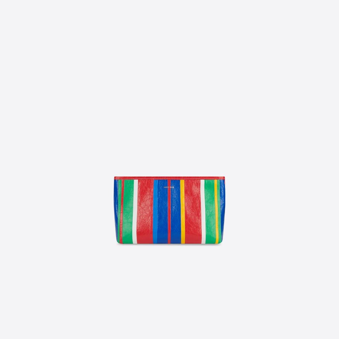 Barbes Large Zip Pouch in Blue - 1