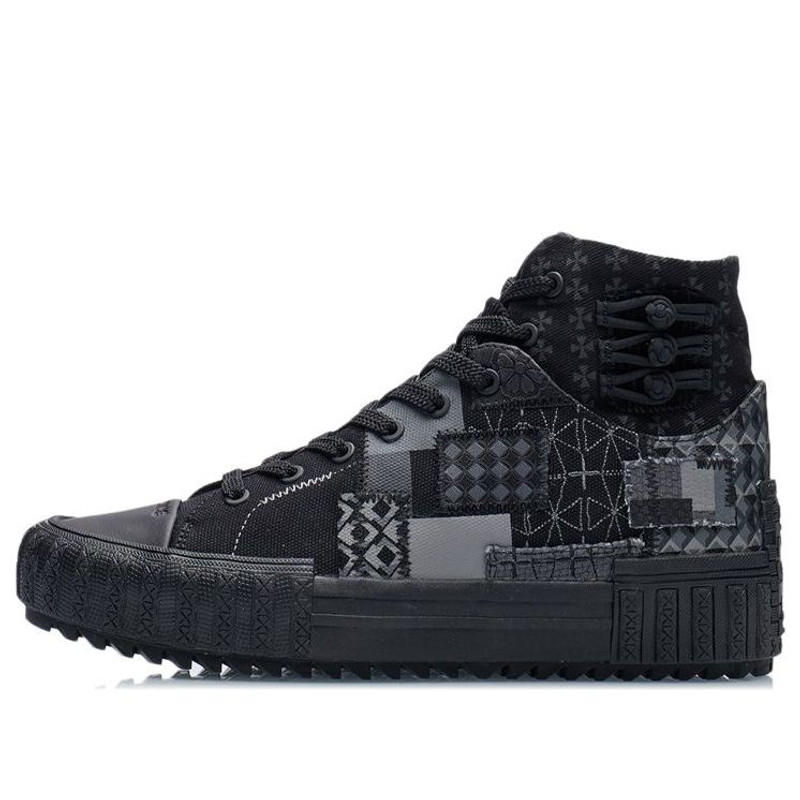 Li-Ning CF WuXing Canvas Hi Shoes 'Black' AGCR490-4 - 1