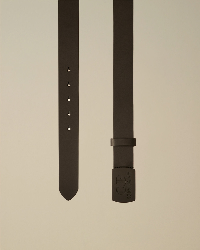 Leather Logo Belt 3