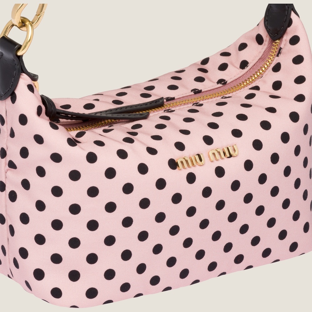 Miu Spirit printed faille mini-bag - 6
