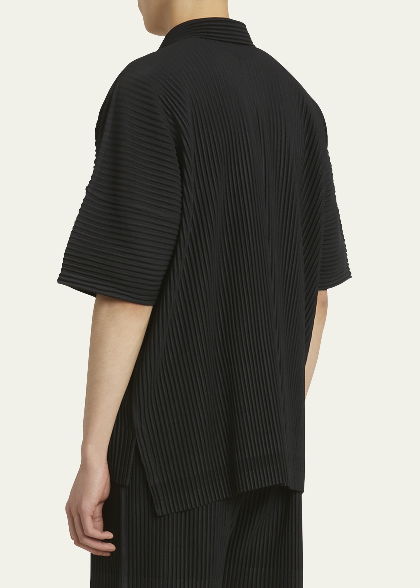 Men's Pleated Camp Shirt - 3