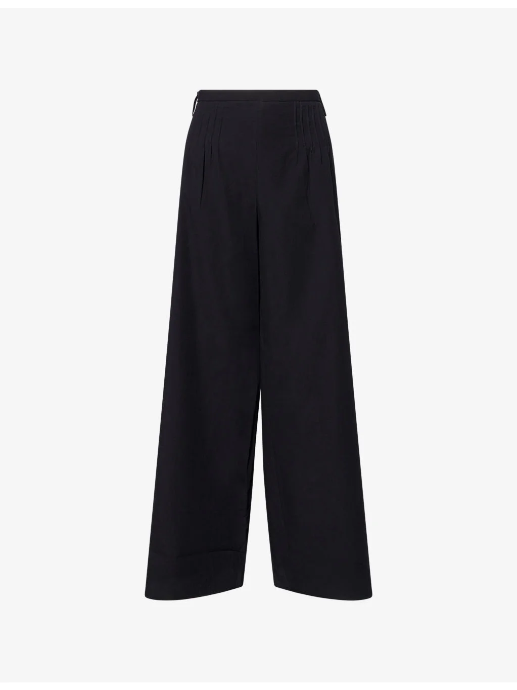 Beatrice Pintuck Cotton Trousers - 1