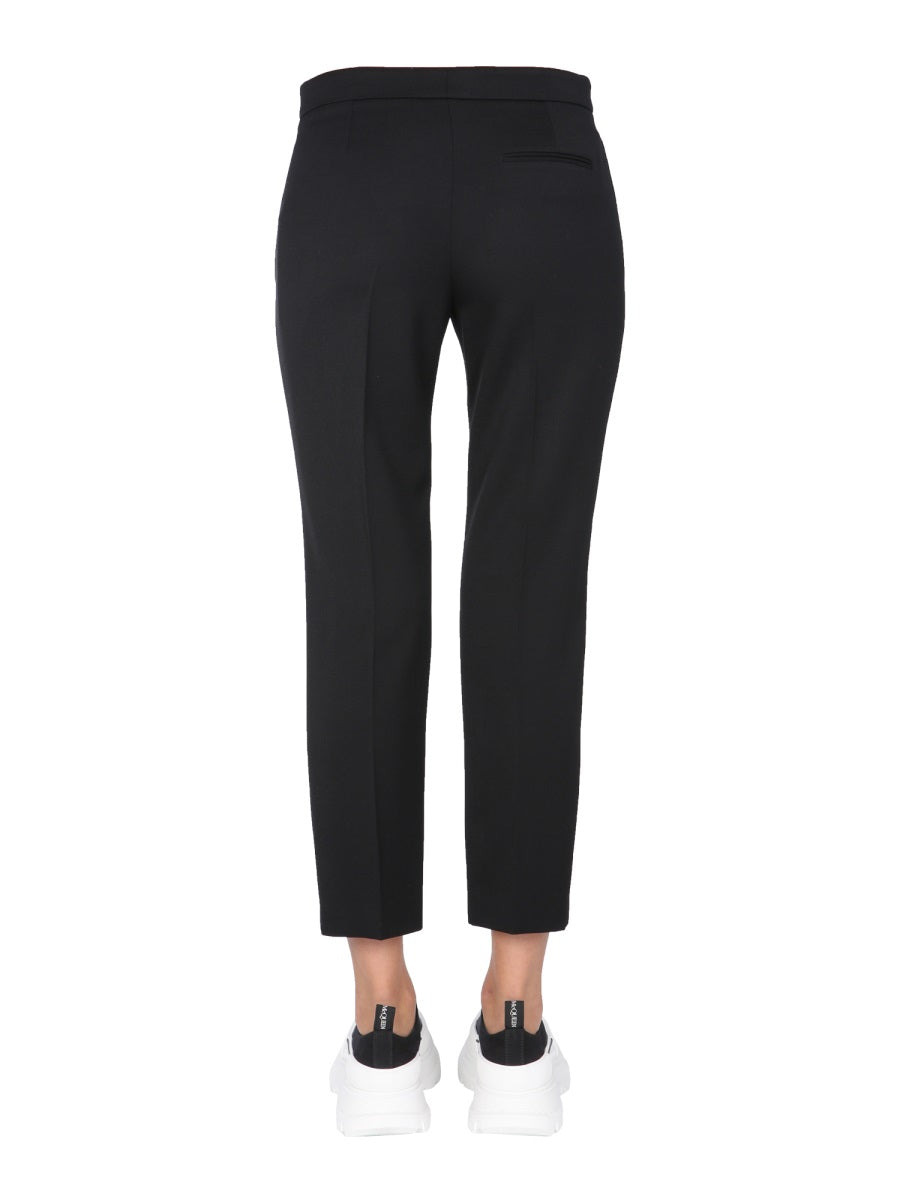 Alexander Mcqueen Women Cropped Straight Trousers - 4