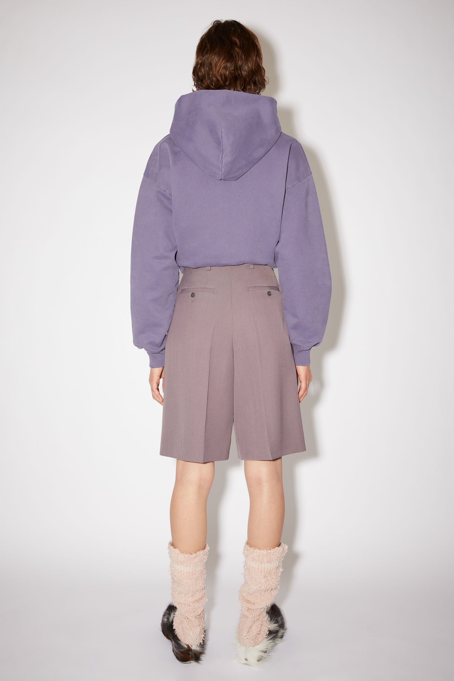 Knee-length shorts - Mauve purple - 3