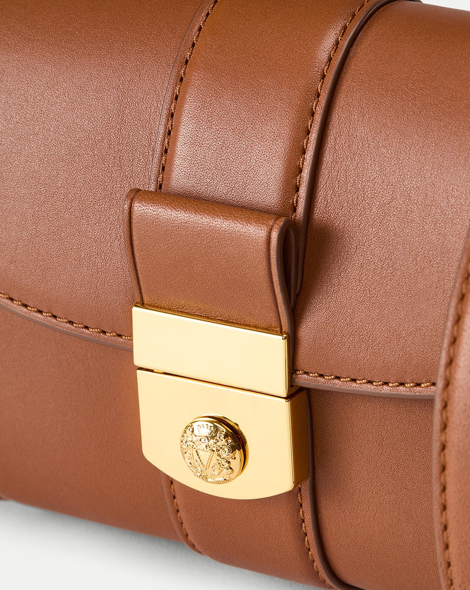 SMALL CREST LOCK TRAP BAG - 3