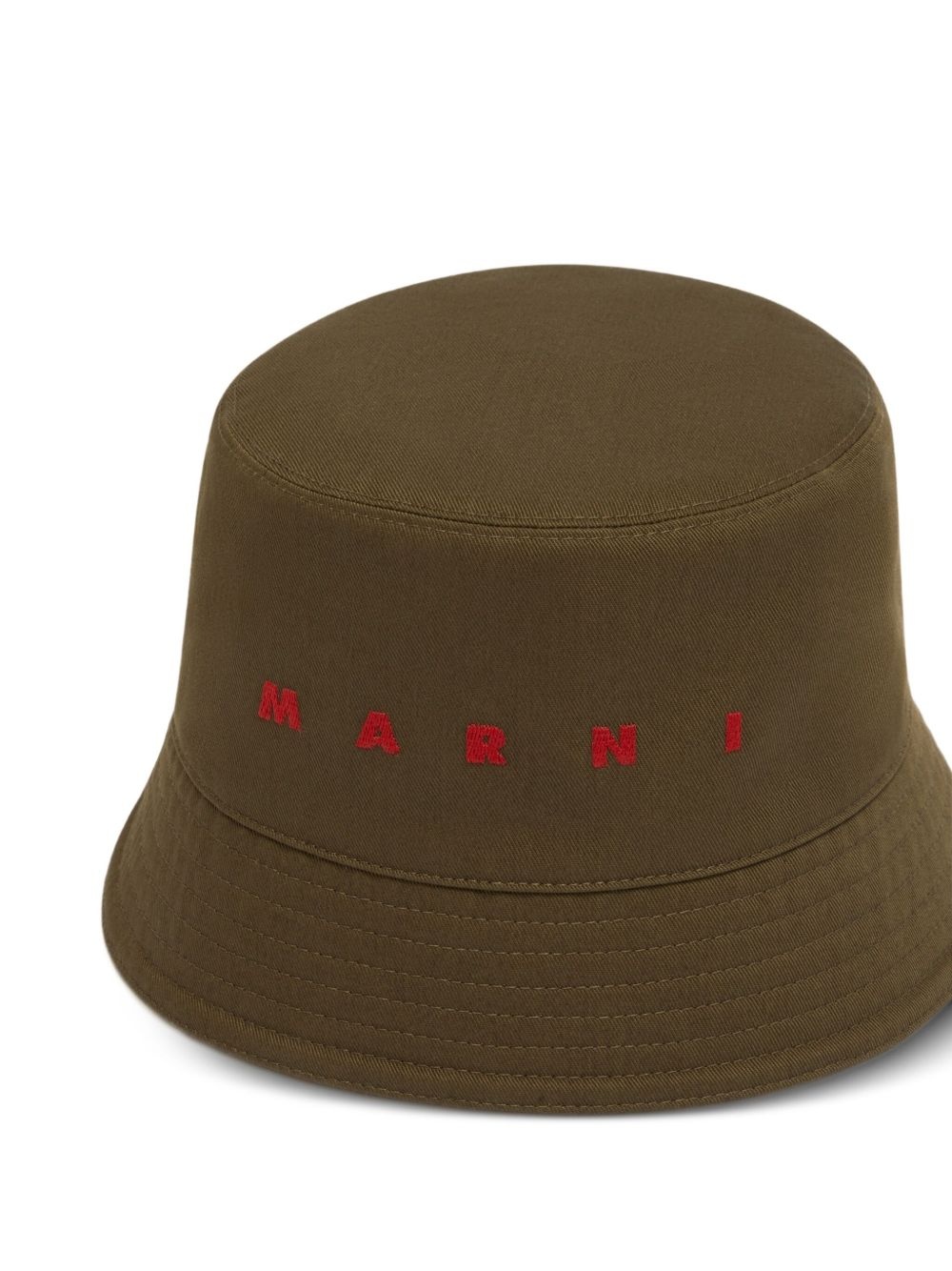 logo-embroidered bucket hat - 3