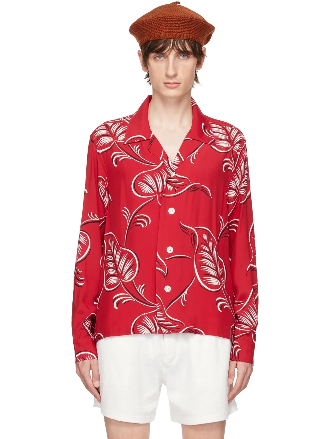 Red Creeping Begonia Shirt - 1