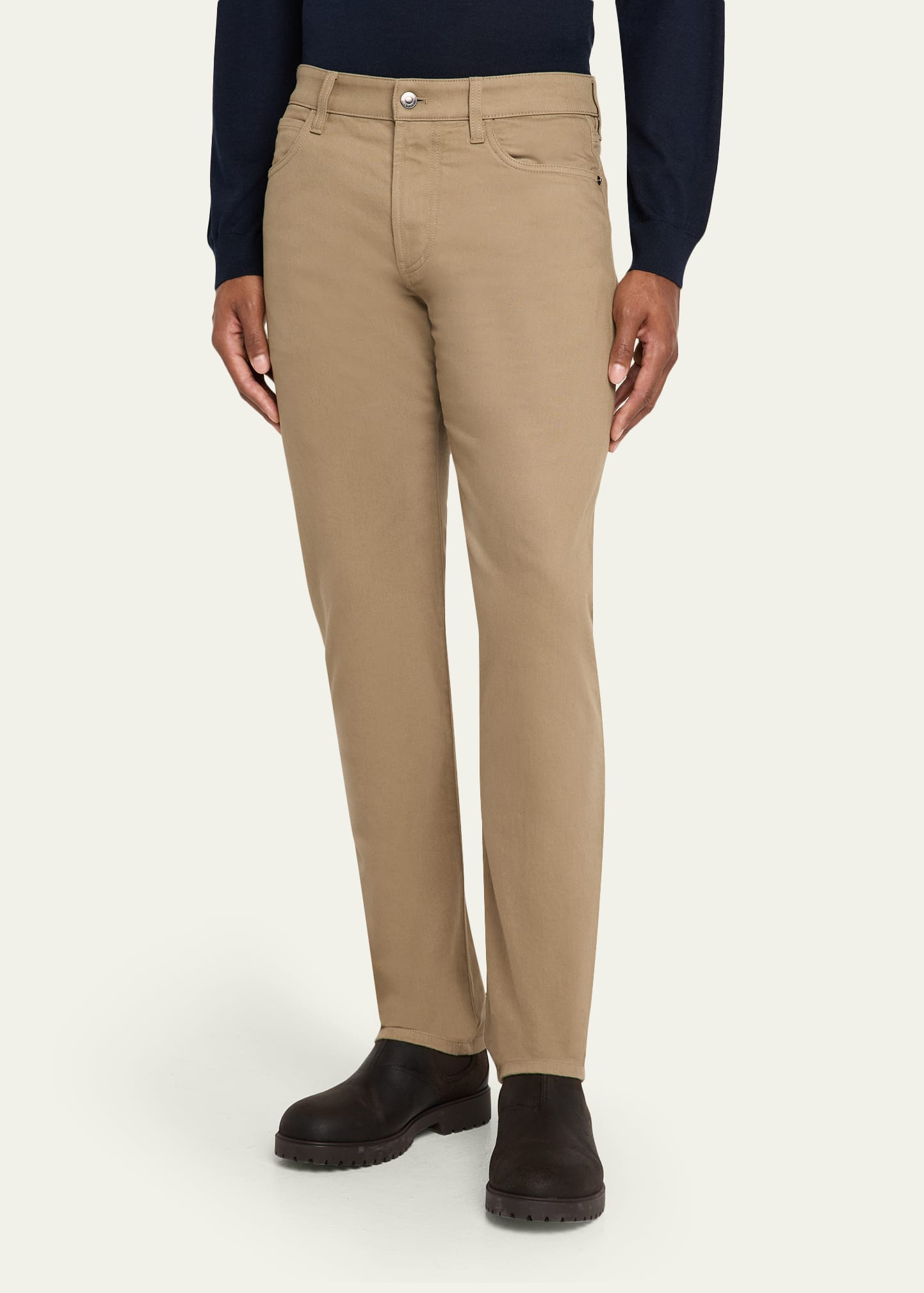 Men's Quarona Slim Five-Pocket Trousers - 4