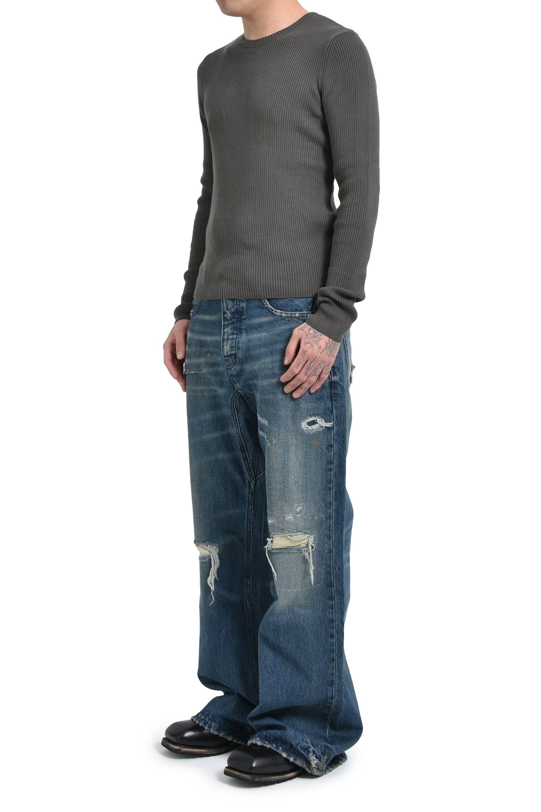 COMPACT ROUNDNECK / GRY - 4