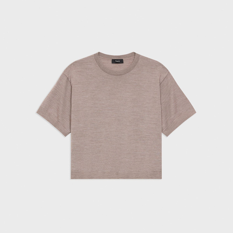 Boxy Tee in Regal Wool 1