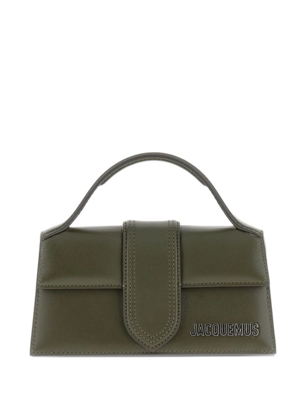 leather top-handle shoulder bag - 1