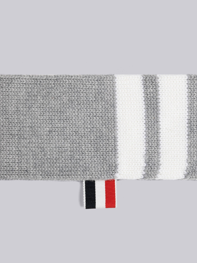 Thom Browne JERSEY STITCH MERINO 4-BAR HEADBAND outlook