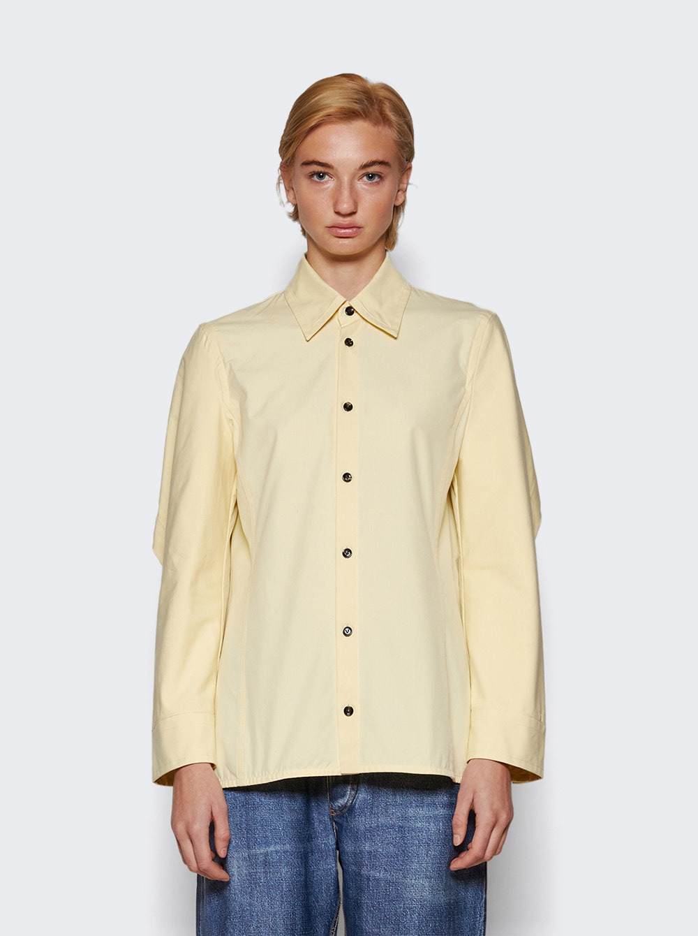Storm Compact Flap Long-sleeve Shirt Ivory - 3