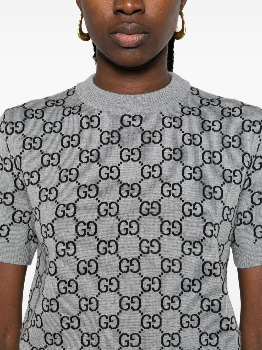 GG-pattern short-sleeve t-shirt - 5