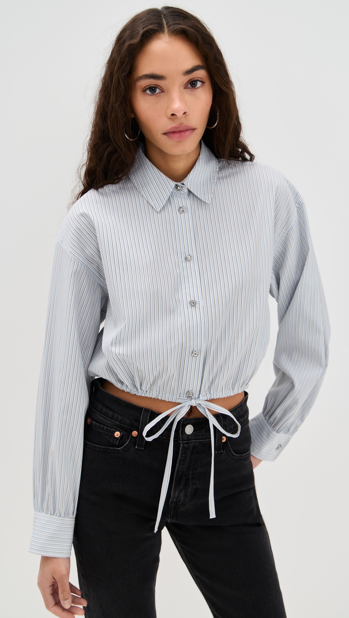 Georgie Stripe Poplin Shirt - 6