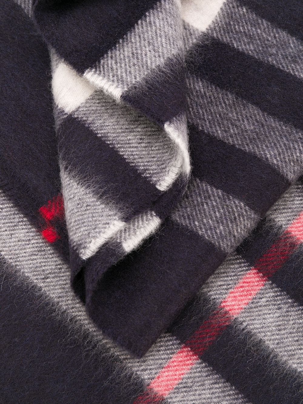 classic check cashmere scarf - 3