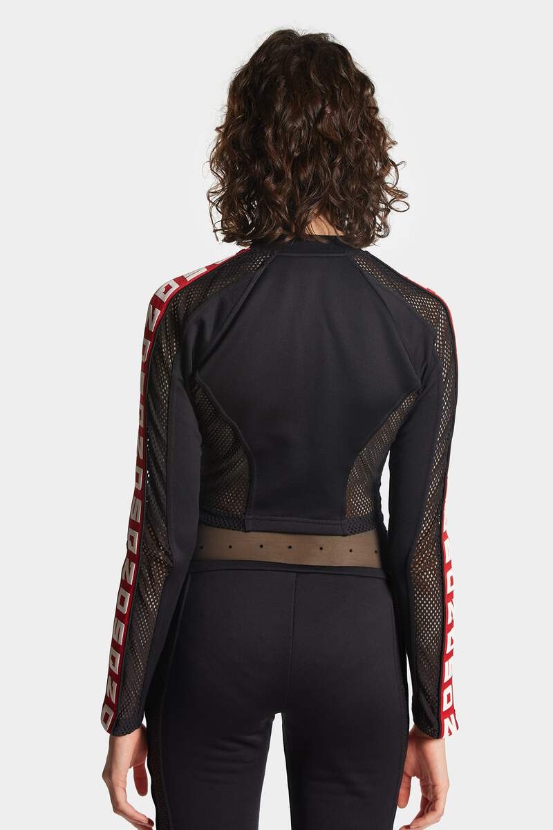 DSQ2 MESH TAPING  ZIPPED JACKET - 4
