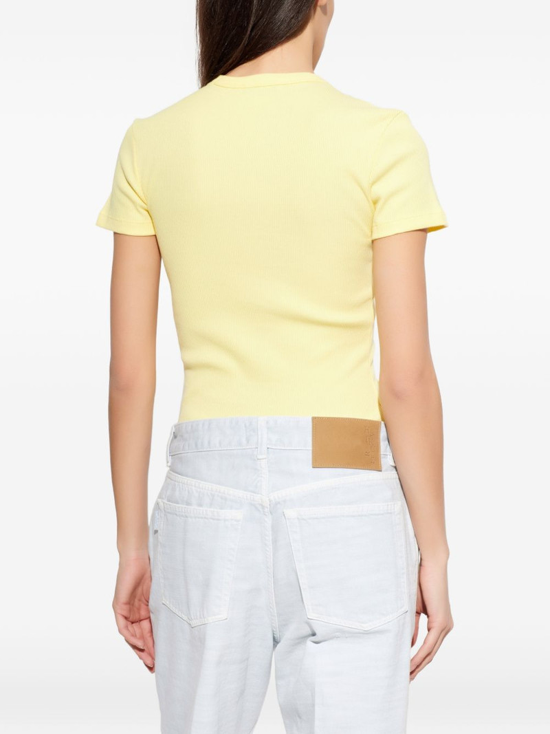 ribbed logo T-shirt 4