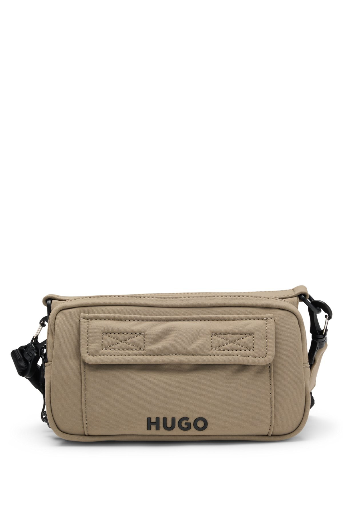 MULTI-POCKET CROSSBODY BAG WITH CONTRAST BRANDING - 2