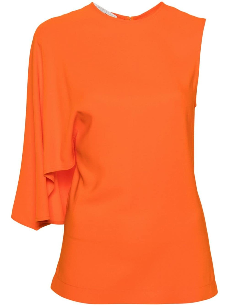 asymmetric cape-detailed top 1