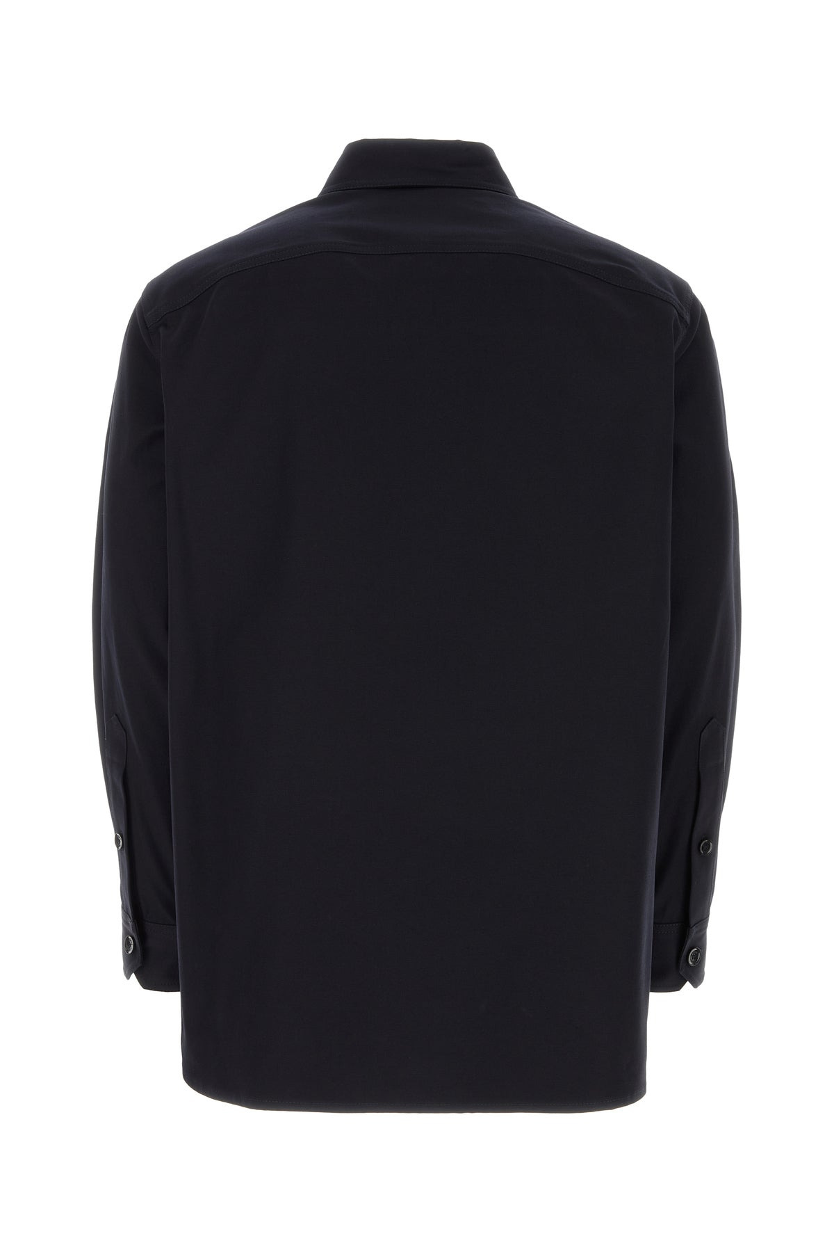 Midnight blue stretch cotton shirt - 2