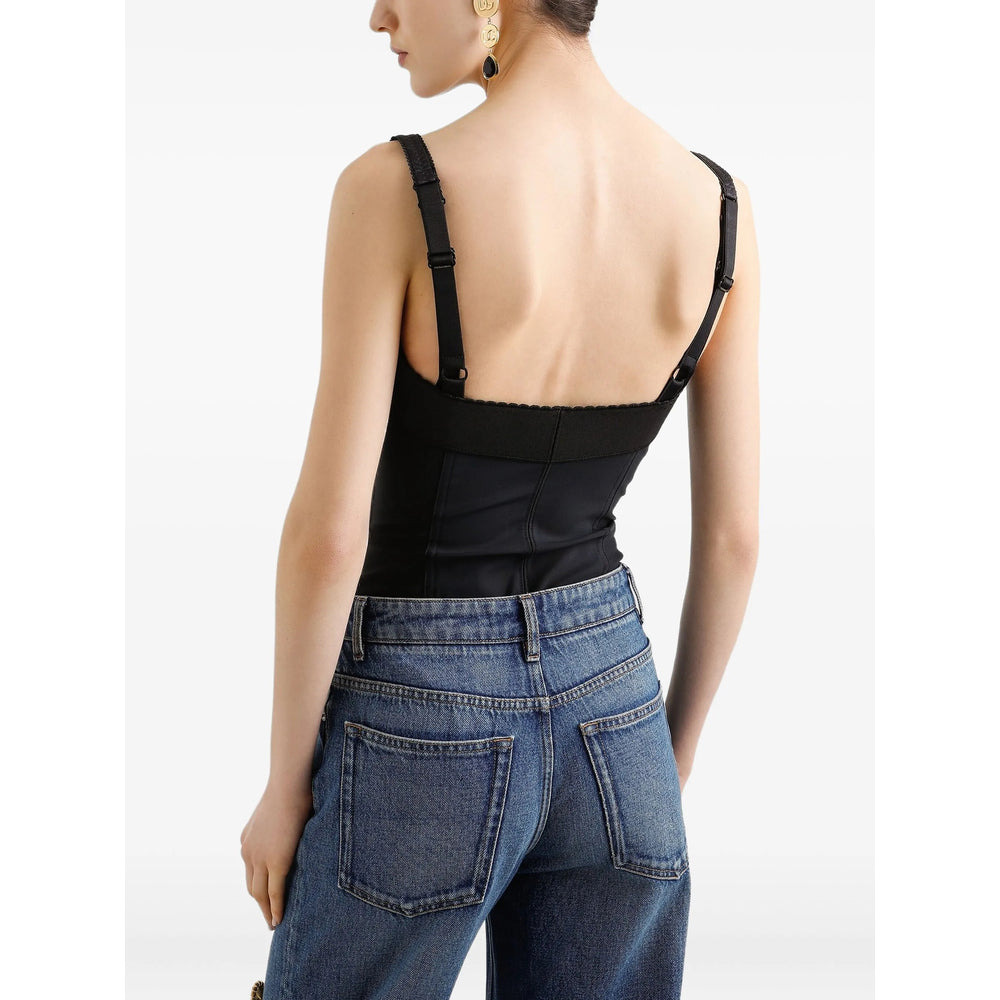 Dolce & Gabbana Black Tops - Vests & Tank Tops Women - 4