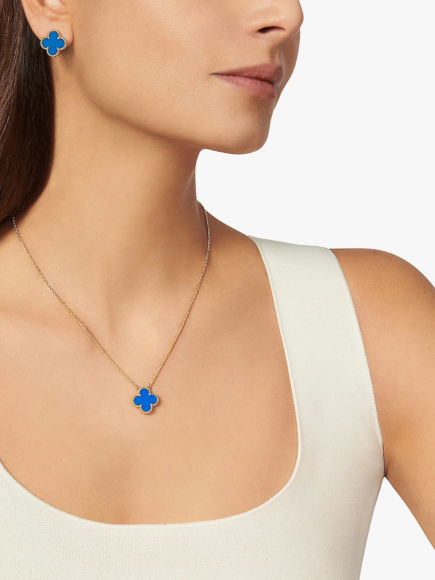 Van Cleef Arpels Vintage Alhambra 18ct yellow-gold and agate