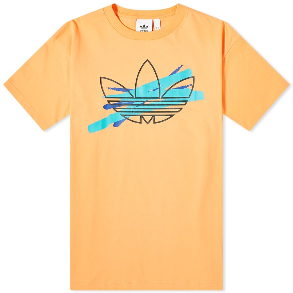 Adidas Paint Trefoil Tee - 1