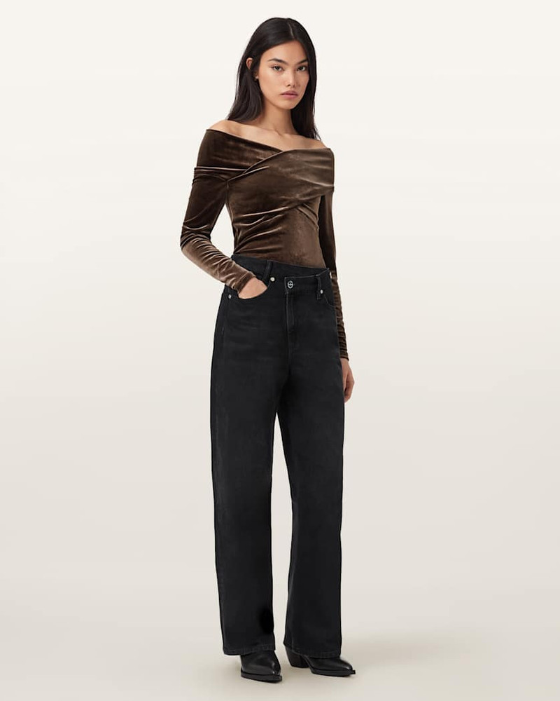 DELTA VELVET WRAP TOP 5