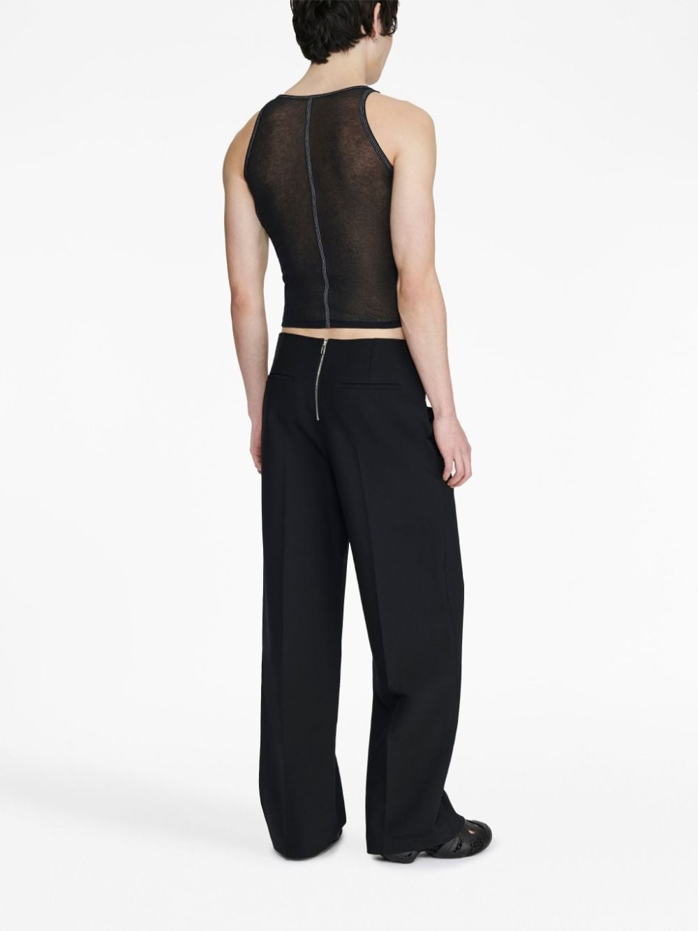 Interloop cut-out tailored trousers - 5
