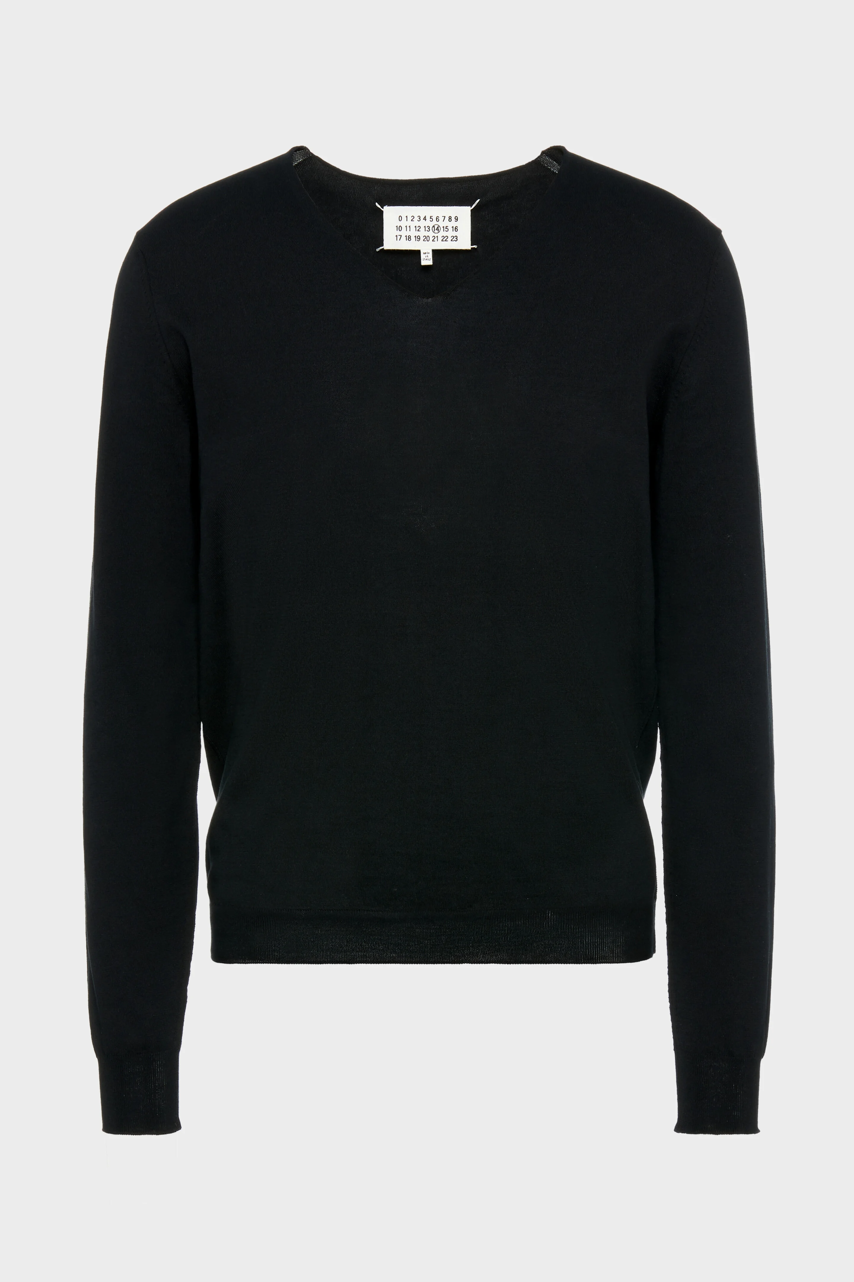 Cotton V-Neck Sweater - 1