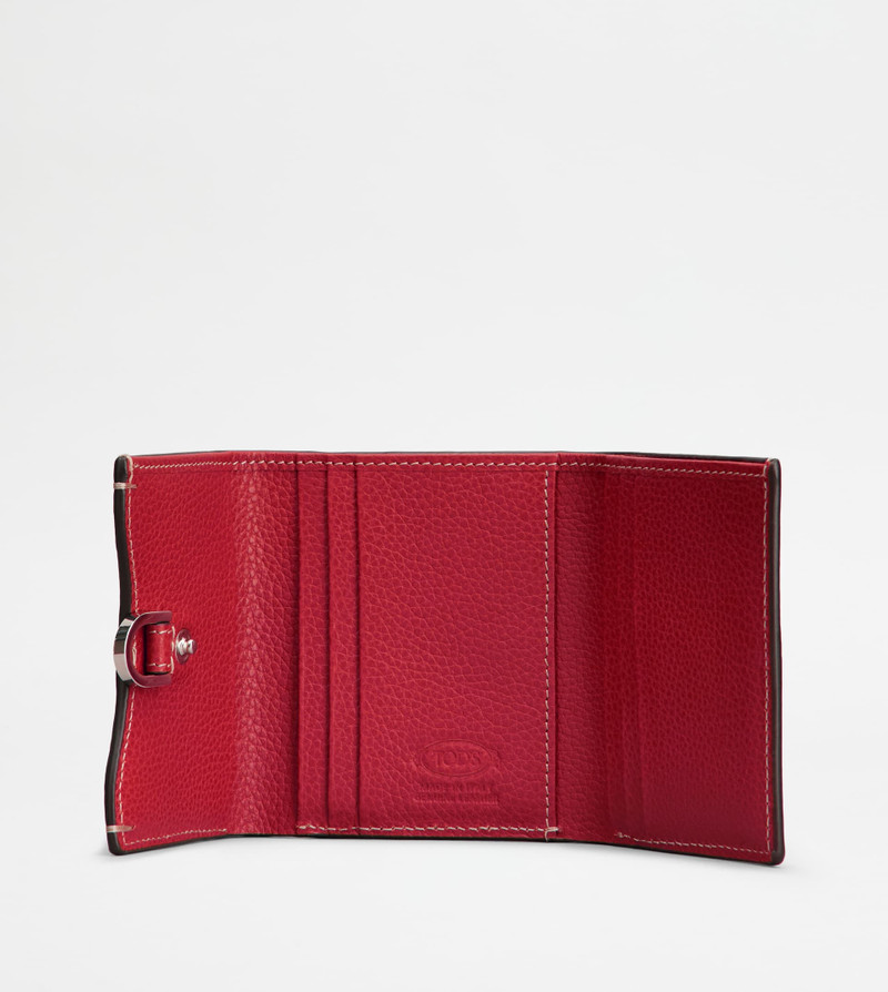 Tod's WALLET IN LEATHER - RED outlook